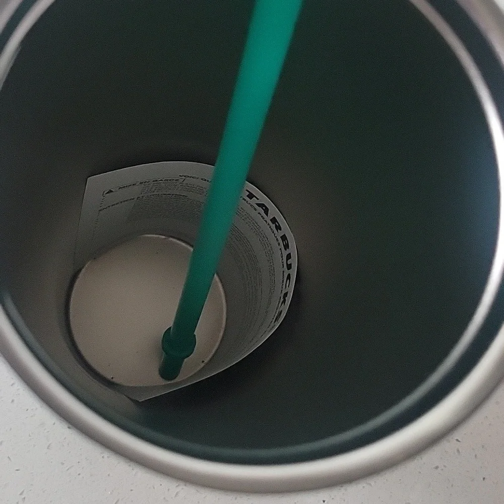 Starbucks 2019 Blue & Teal Metallic Ombre Stainless Steel 24oz Tumbler